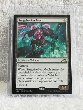 5/$20 Mint 2022 MTG Surgehacker Mech Rare Card 260/302 Deckmaster!!
